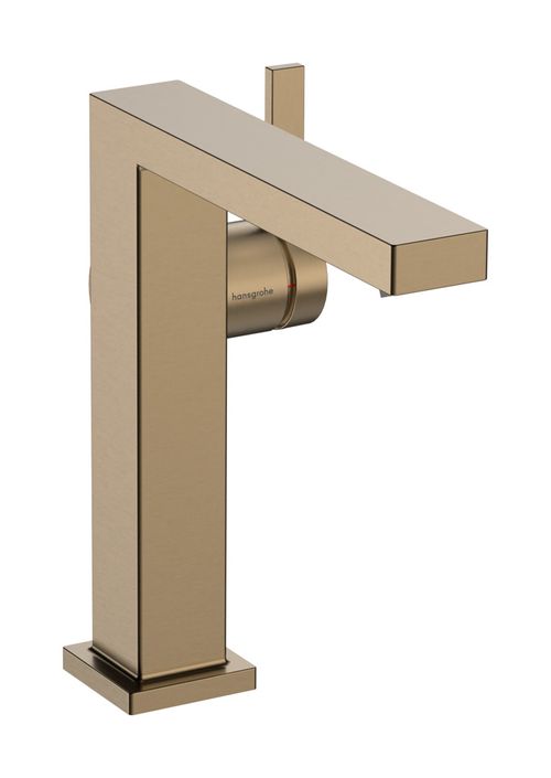 Hansgrohe-HG-Tecturis-E-Einhebel-Waschtischmischer-150-Fine-CoolStart-EcoSmart-mit-Push-Open-Ablaufgarnitur-Brushed-Bronze-73040140 gallery number 1